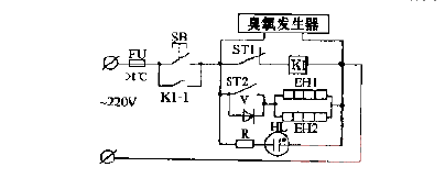 Rongsheng<strong>DC</strong>X-63A Dual Temperature<strong>Electronic</strong><strong>Disinfection Cabinet Circuit Diagram</strong>.gif