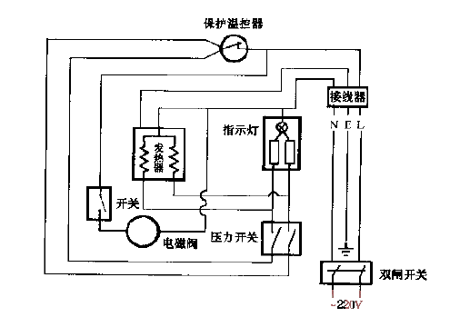 Blue Medal 53-592207, 53-592208, 53-592407, 53-592408 instant electric water heater circuit diagram