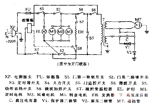 Anbaolo MC-2318 Mechanical Grill<strong>Microwave Oven</strong><strong>Circuit Diagram</strong>.gif