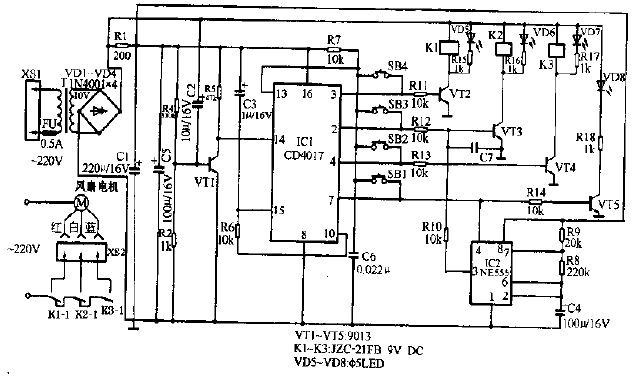 Great Wall FS33-40 floor fan<strong>Circuit diagram</strong>.gif