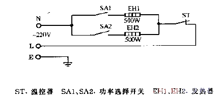 Sanmo brand GT-5 type<strong>infrared</strong><strong>quartz</strong>electric heater<strong>circuit diagram</strong>.gif