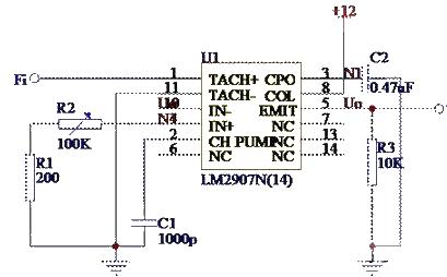 Temperature control interface circuit