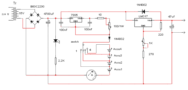 Charger and adapter power supply circuit design