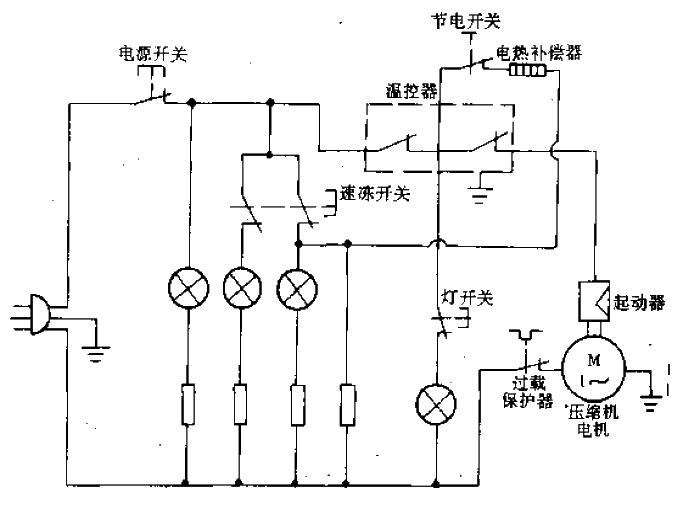 Xinfei brand<strong>BCD</strong>-245 type<strong>refrigerator</strong><strong>circuit</strong>.gif