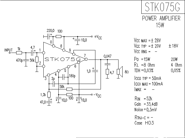 <strong>ST</strong>K07<strong>5G</strong><strong>Power Amplifier</strong> Circuit Diagram