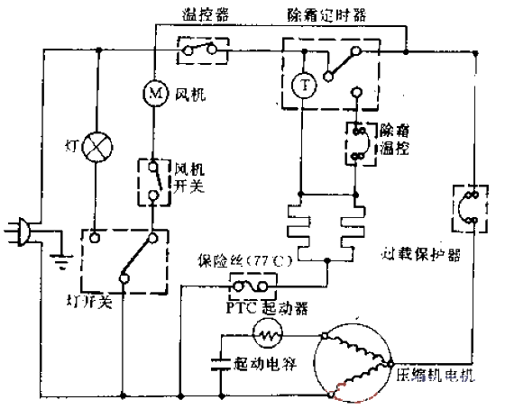 Toka brand<strong>CW</strong>-360 type<strong>refrigerator</strong><strong>circuit</strong>.gif