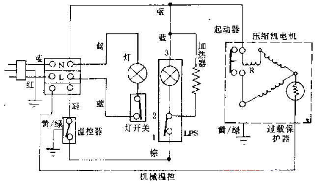 Bole brand BCD-185,<strong>BCD</strong>-205 type<strong>refrigerator</strong><strong>circuit</strong>.gif