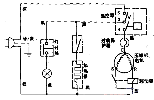 Shidao-Libo<strong>Haier</strong>brand<strong>BCD</strong>-212 (KSD21) type<strong>refrigerator</strong><strong>circuit</strong>.gif