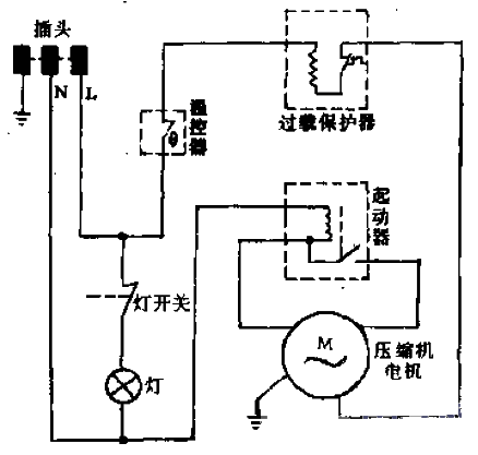 Wuzhou-Ariston brand<strong>BCD</strong>-185 type<strong>refrigerator</strong><strong>circuit</strong>.gif