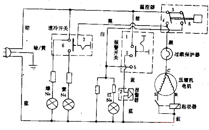 Xidao-Libo<strong>Haier</strong>brand LDL-218<strong>refrigerator</strong><strong>circuit</strong>.gif