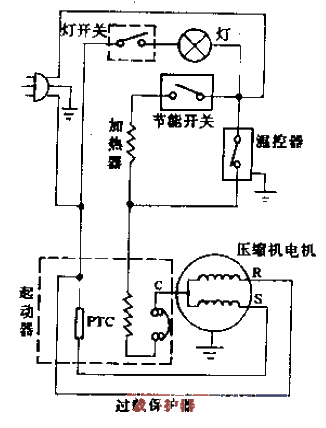 Jinol brand<strong>BCD</strong>-175 type<strong>refrigerator</strong><strong>circuit</strong>.gif