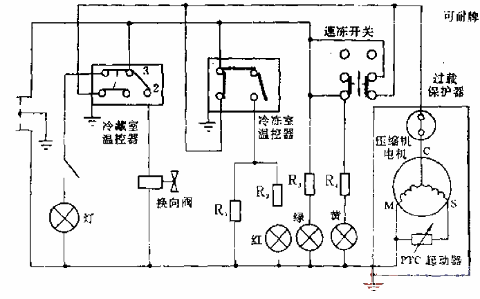 Fenghua brand<strong>BCD</strong>-220 type<strong>refrigerator</strong><strong>circuit</strong>.gif