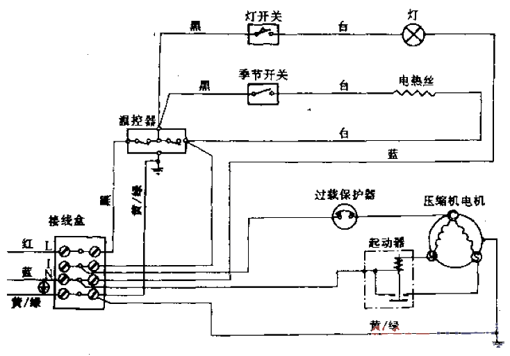 Xiangxuehai brand BCD-162, BCD-181, BCD-194,<strong>BCD</strong>-208 type<strong>refrigerator</strong><strong>circuit</strong>.gif