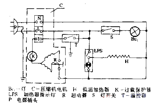 Meiling-Ariston brand<strong>BCD</strong>-181 type<strong>refrigerator</strong><strong>circuit</strong>.gif