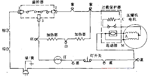 <strong>Toshiba</strong> brand GR-185EH(A)(G), GR-205EH(A)(G), GR-235EH(A)(G), GR-265EH(A)(G)< strong>Refrigerator</strong><strong>Circuit</strong>.gif