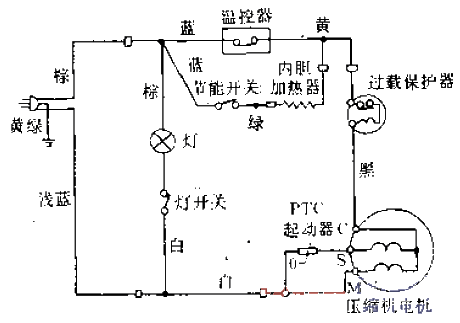 Shuangyan brand<strong>BCD</strong>-183 type<strong>refrigerator</strong><strong>circuit</strong>.gif