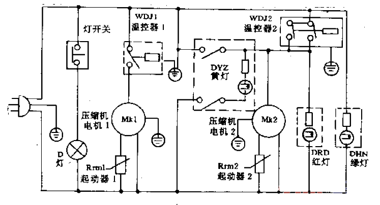 Debei FF40,<strong>BCD</strong>-274 type<strong>refrigerator</strong><strong>circuit</strong>.gif