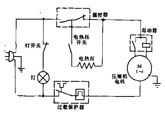 Huari brand BCD-170, BCD-185,<strong>BCD</strong>-205 type<strong>refrigerator</strong><strong>circuit</strong>.gif