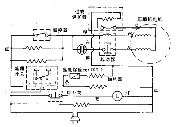 <strong>Toshiba</strong> brand GR-269AG type<strong>refrigerator</strong><strong>circuit</strong>.gif