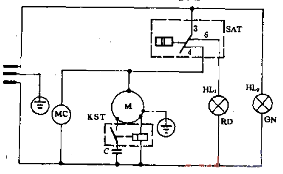 Debei brand BD-355B (IK41) type<strong>refrigerator</strong><strong>circuit</strong>.gif