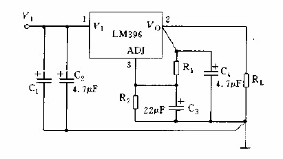 Typical <strong>Application circuit diagram of <strong>LM</strong>396</strong>.gif