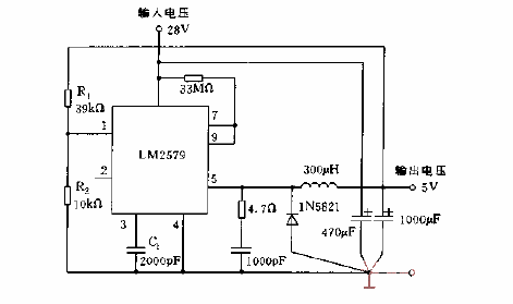 <strong>Buck regulator</strong><strong>Circuit diagram</strong>.gif composed of<strong>LM</strong>2579