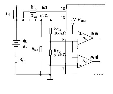 Temperature control circuit connection circuit diagram b