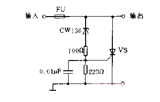 <strong>Overvoltage protection circuit</strong> composed of <strong>CW</strong>136 Figure.gif