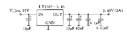 Microprocessor<strong>Electromechanical</strong>source circuit diagram composed of LT1587-3.45.gif