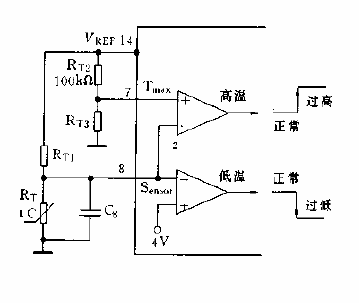 Temperature control circuit connection circuit diagram a