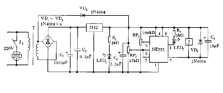 Simple and reliable mains overvoltage<strong>protector</strong><strong>Circuit diagram</strong>.gif