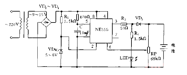 Household <strong>battery charger</strong> circuit diagram.gif