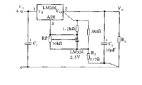 Add<strong>LM</strong>336 to improve<strong>voltage</strong>regulation rate<strong>Circuit diagram</strong>.gif