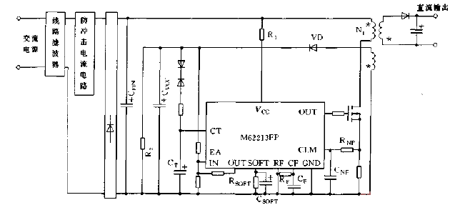 M62213FP<strong>Application Example</strong><strong>Circuit Diagram</strong>.gif