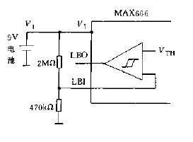 MAX666's<strong>voltage</strong> drop detection function<strong>circuit diagram</strong>b.gif