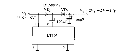 Voltage doubler circuit diagram composed of LT1054<strong>Converter</strong>.gif