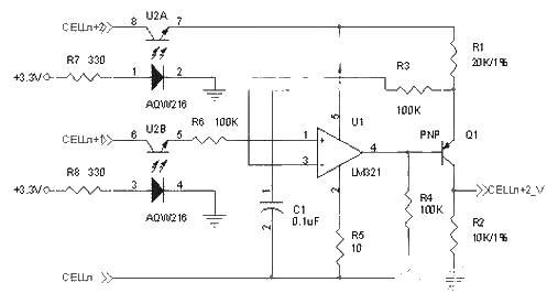 Voltage detection and interface circuit design schematic diagram