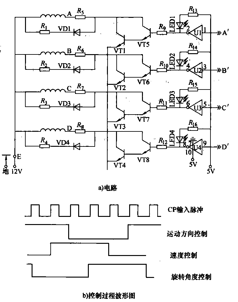 Stepper motor control circuit