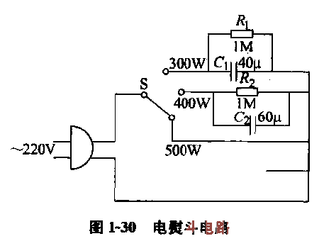 Electric iron circuit