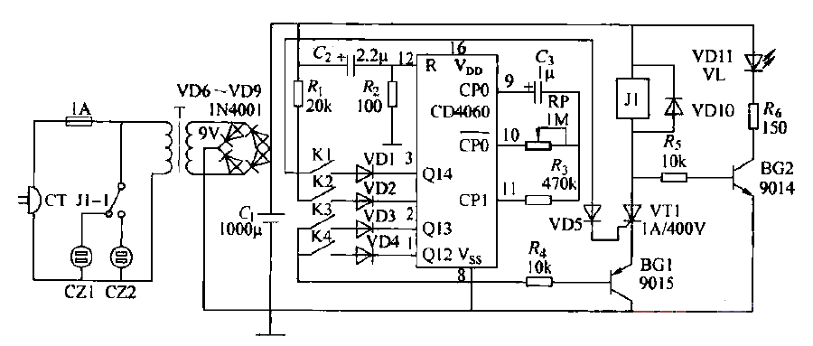 33. Fish tank intermittent oxygenation<strong>Timer circuit</strong>.gif