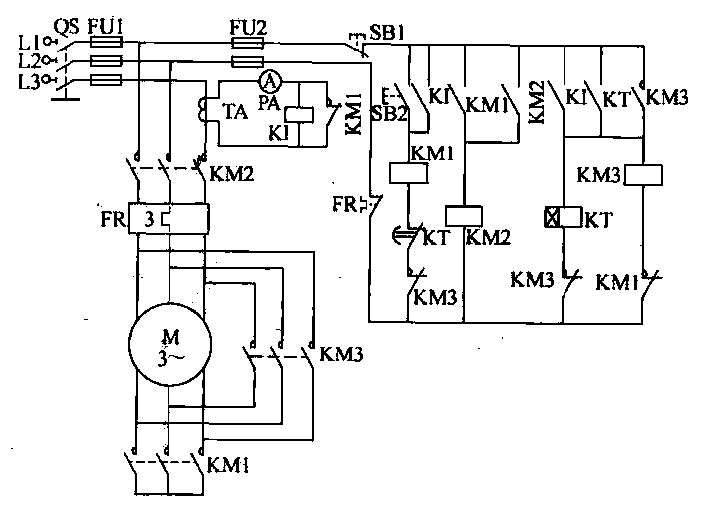 32. Y-△ decompression<strong>control circuit</strong> controlled by <strong>DC relay</strong>.gif