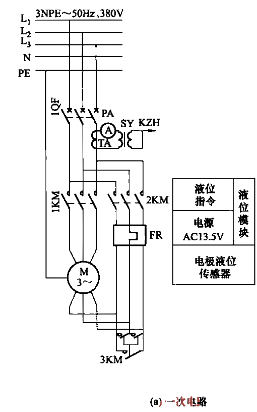 31. S<strong>HD</strong>103 single feed water pump water level automatic control Y-△ open type<strong>starting circuit</strong>a.gif