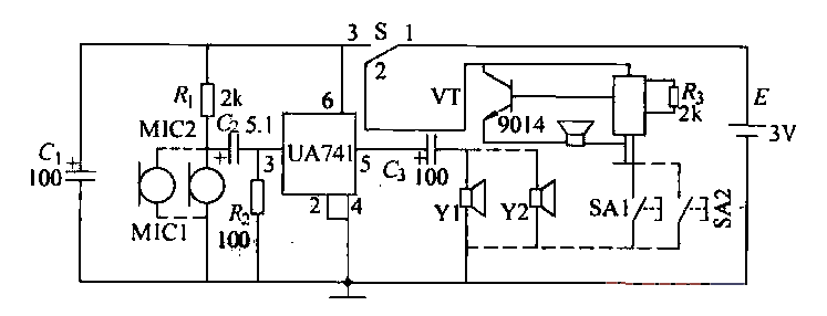 44. Two-way<strong>Intercom</strong><strong>Doorbell Circuit</strong> Household Appliance Circuit.gif