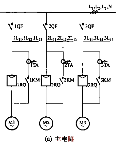 Fire pump (dual use and one standby) soft starter control circuit a