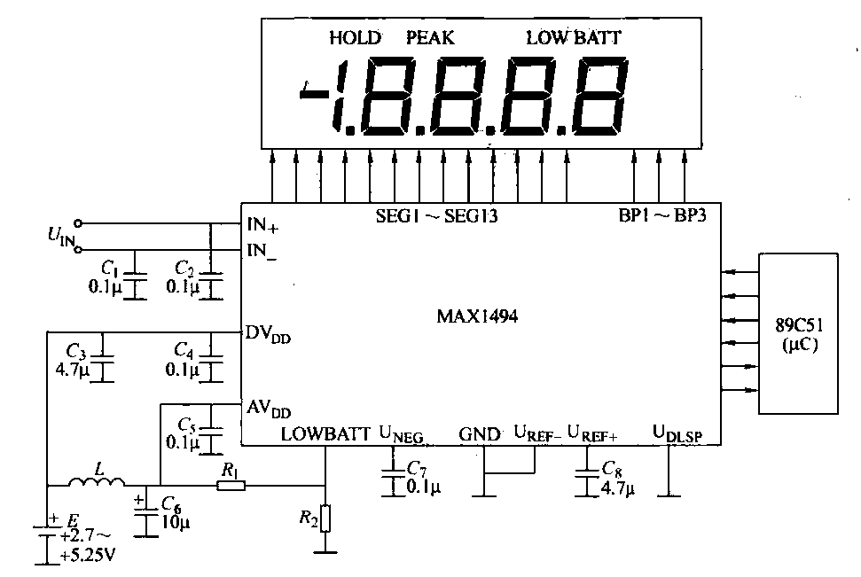 30.4 and 1/2 digit<strong>Smart voltmeter</strong><strong>Circuit</strong>.gif