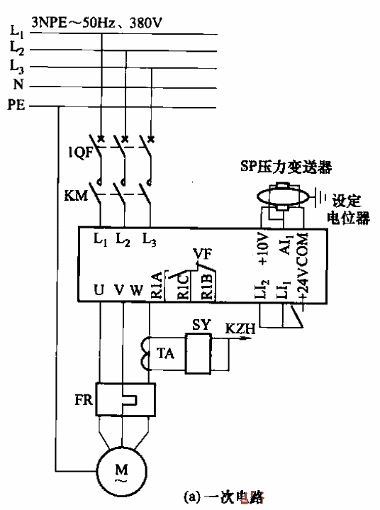 SHD301 single water supply pump frequency conversion speed regulation constant pressure water supply circuit a