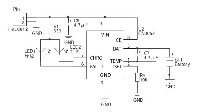 Portable device charging power circuit design