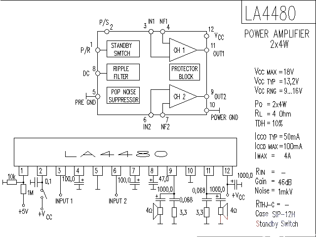 LA4480 power<strong><strong><strong><strong>amplifier circuit diagram</strong></strong></strong></strong>