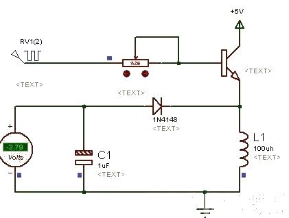 Negative voltage generation circuit diagram