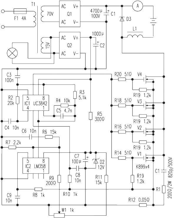 <strong>Switched</strong> battery <strong>Charger</strong> circuit diagram